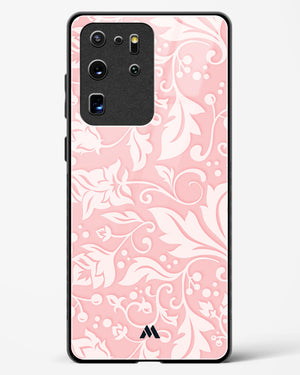 Floral Pink Zephyrs Glass Case Phone Cover-(Samsung)