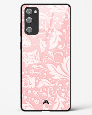 Floral Pink Zephyrs Glass Case Phone Cover-(Samsung)