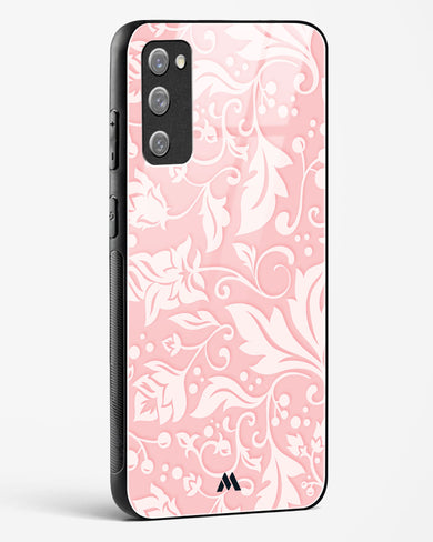 Floral Pink Zephyrs Glass Case Phone Cover (Samsung)
