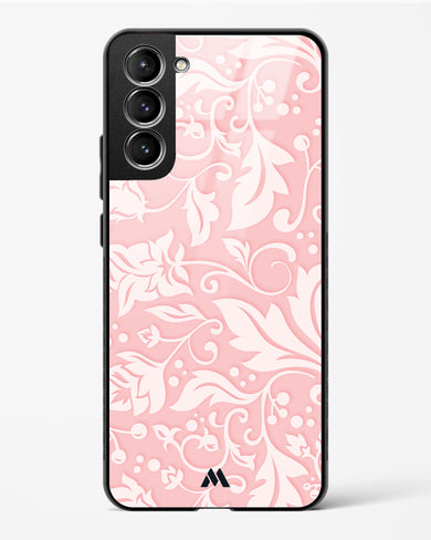 Floral Pink Zephyrs Glass Case Phone Cover (Samsung)