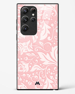 Floral Pink Zephyrs Glass Case Phone Cover (Samsung)