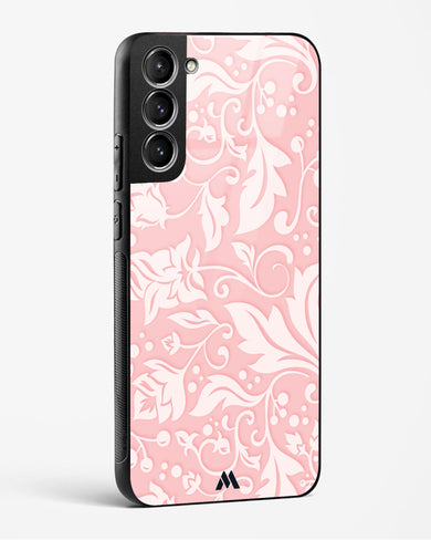 Floral Pink Zephyrs Glass Case Phone Cover-(Samsung)