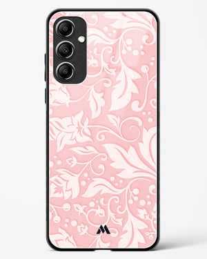 Floral Pink Zephyrs Glass Case Phone Cover-(Samsung)