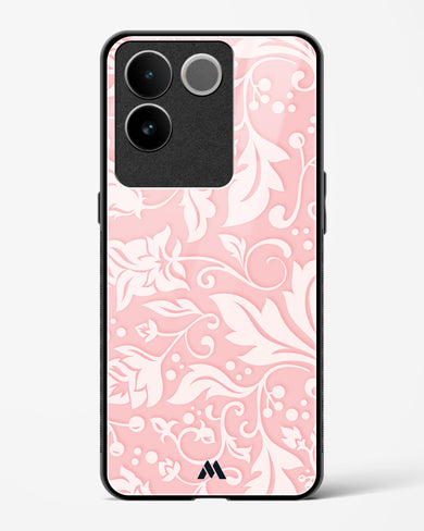 Floral Pink Zephyrs Glass Case Phone Cover-(Vivo)