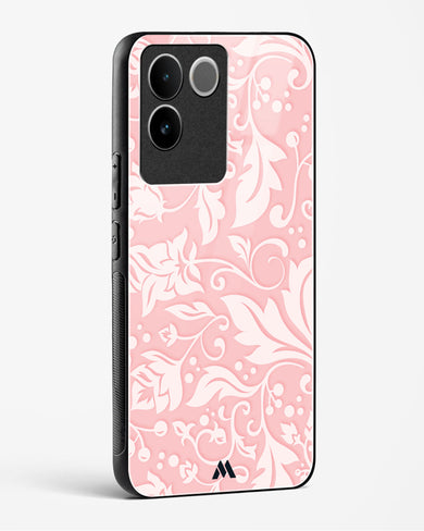 Floral Pink Zephyrs Glass Case Phone Cover-(Vivo)