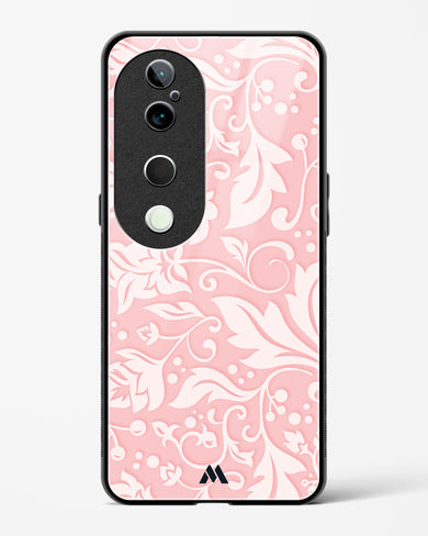 Floral Pink Zephyrs Glass Case Phone Cover (Vivo)