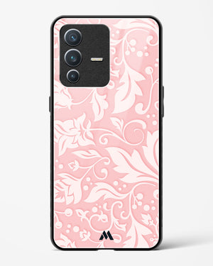 Floral Pink Zephyrs Glass Case Phone Cover (Vivo)