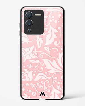 Floral Pink Zephyrs Glass Case Phone Cover-(Vivo)