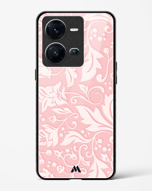 Floral Pink Zephyrs Glass Case Phone Cover (Vivo)