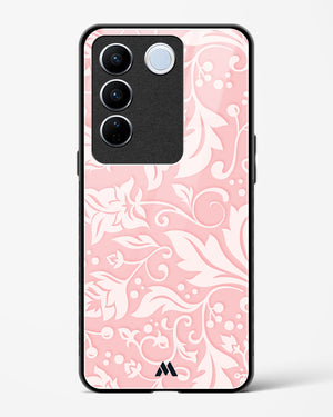 Floral Pink Zephyrs Glass Case Phone Cover-(Vivo)