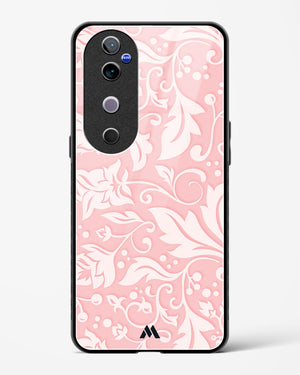 Floral Pink Zephyrs Glass Case Phone Cover (Vivo)