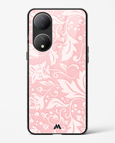 Floral Pink Zephyrs Glass Case Phone Cover-(Vivo)