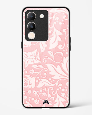 Floral Pink Zephyrs Glass Case Phone Cover (Vivo)