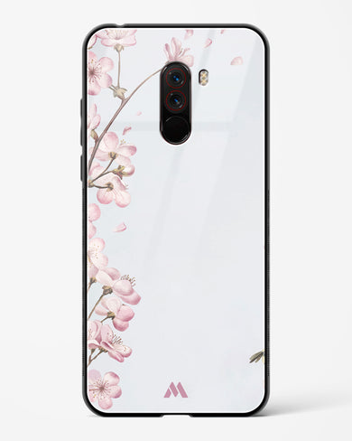 Pastel Flowers on Marble Glass Case Phone Cover (Xiaomi)