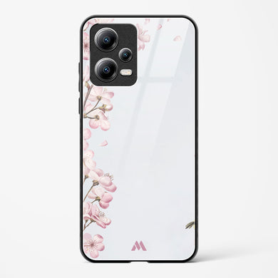 Pastel Flowers on Marble Glass Case Phone Cover (Xiaomi)