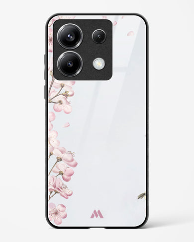 Pastel Flowers on Marble Glass Case Phone Cover (Xiaomi)