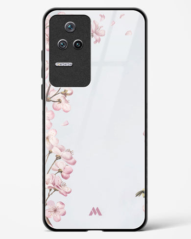 Pastel Flowers on Marble Glass Case Phone Cover (Xiaomi)