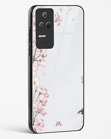 Pastel Flowers on Marble Glass Case Phone Cover (Xiaomi)