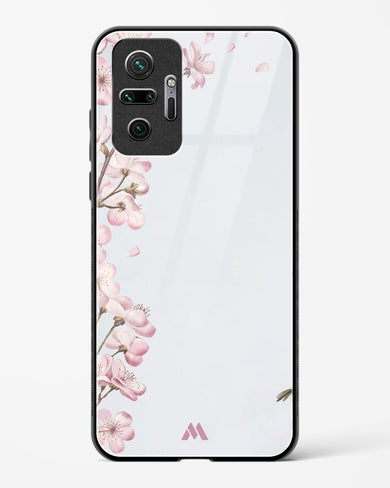 Pastel Flowers on Marble Glass Case Phone Cover (Xiaomi)