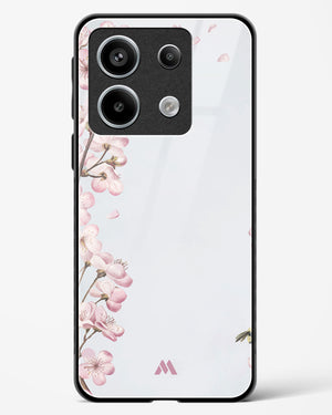 Pastel Flowers on Marble Glass Case Phone Cover (Xiaomi)