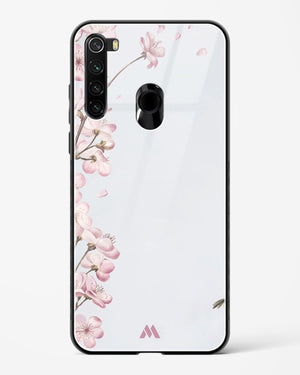 Pastel Flowers on Marble Glass Case Phone Cover (Xiaomi)