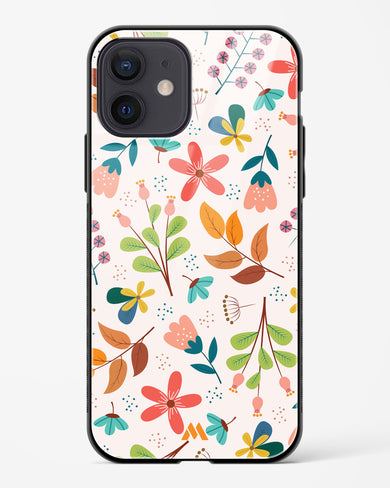 Canvas Art in Bloom Glass Case Phone Cover (Apple)