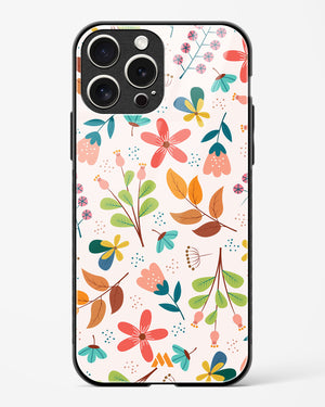 Canvas Art in Bloom Glass Case Phone Cover-(Apple)