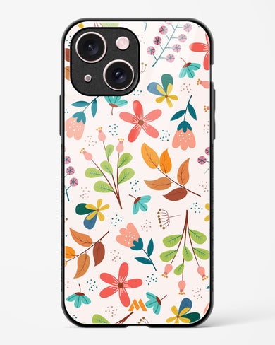 Canvas Art in Bloom Glass Case Phone Cover (Apple)