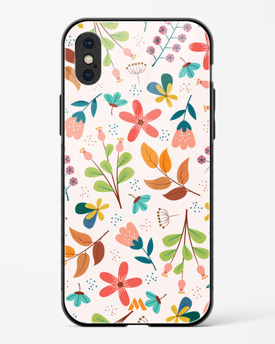 Canvas Art in Bloom Glass Case Phone Cover (Apple)