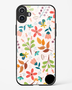 Canvas Art in Bloom Glass Case Phone Cover (Nothing)