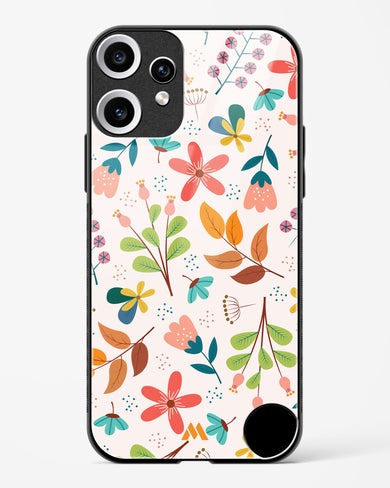 Canvas Art in Bloom Glass Case Phone Cover (Nothing)