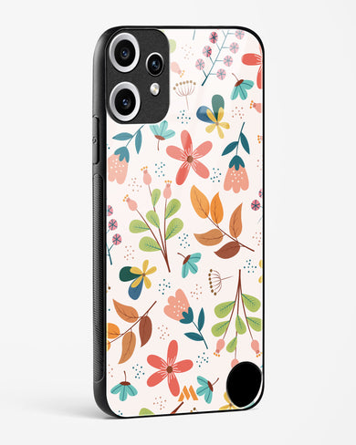 Canvas Art in Bloom Glass Case Phone Cover (Nothing)