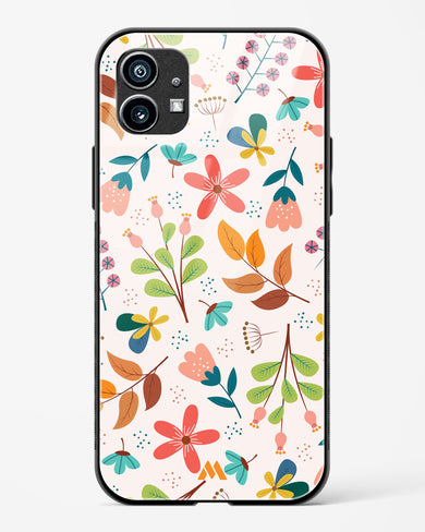 Canvas Art in Bloom Glass Case Phone Cover (Nothing)