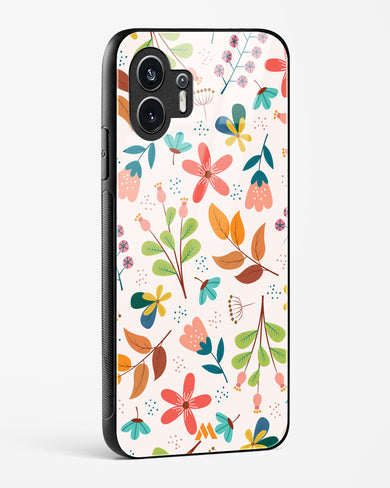 Canvas Art in Bloom Glass Case Phone Cover (Nothing)