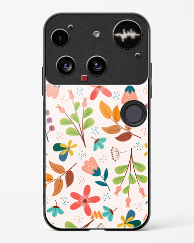 Canvas Art in Bloom Glass Case Phone Cover (Nothing)