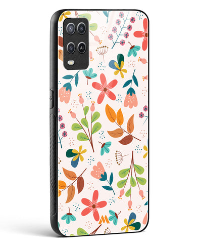 Canvas Art in Bloom Glass Case Phone Cover-(Oppo)