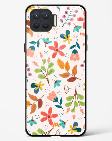 Canvas Art in Bloom Glass Case Phone Cover-(Oppo)