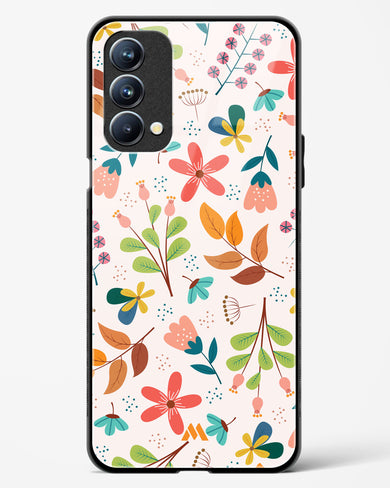 Canvas Art in Bloom Glass Case Phone Cover-(Oppo)