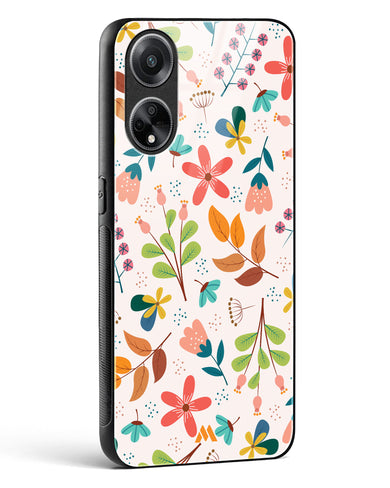 Canvas Art in Bloom Glass Case Phone Cover-(Oppo)