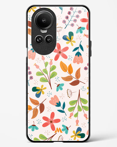 Canvas Art in Bloom Glass Case Phone Cover (Oppo)