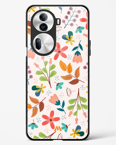 Canvas Art in Bloom Glass Case Phone Cover (Oppo)