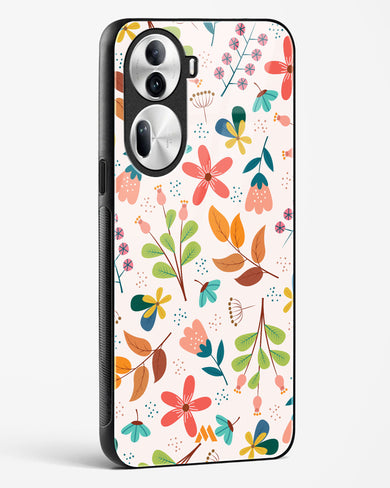 Canvas Art in Bloom Glass Case Phone Cover (Oppo)