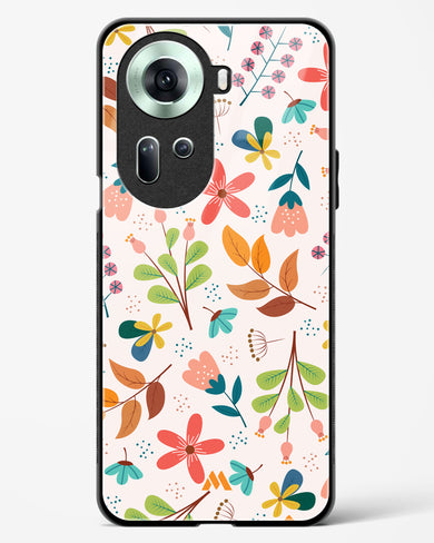 Canvas Art in Bloom Glass Case Phone Cover (Oppo)