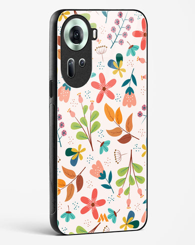 Canvas Art in Bloom Glass Case Phone Cover (Oppo)