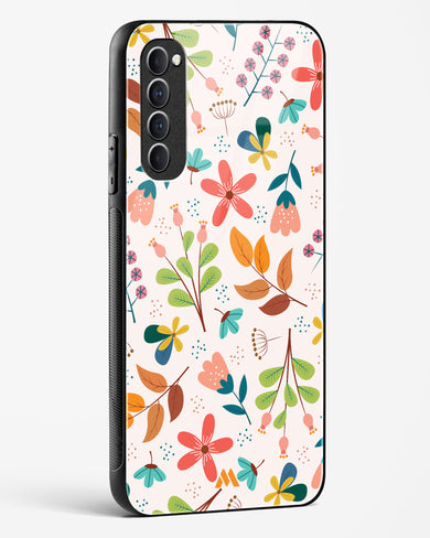 Canvas Art in Bloom Glass Case Phone Cover (Oppo)