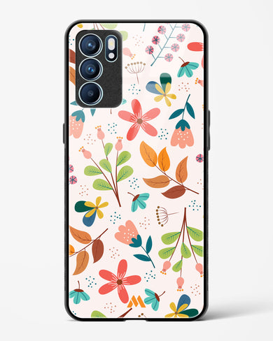 Canvas Art in Bloom Glass Case Phone Cover (Oppo)