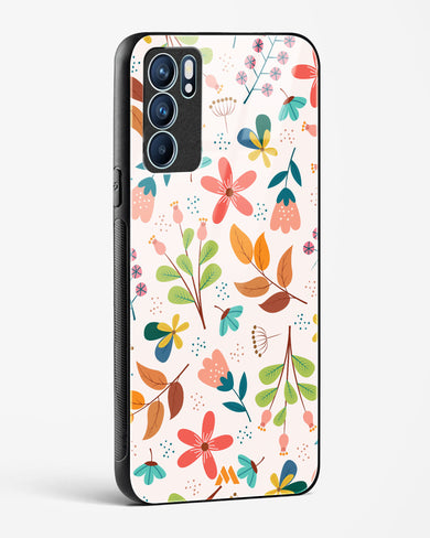 Canvas Art in Bloom Glass Case Phone Cover-(Oppo)