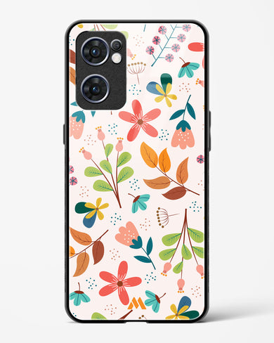 Canvas Art in Bloom Glass Case Phone Cover (Oppo)