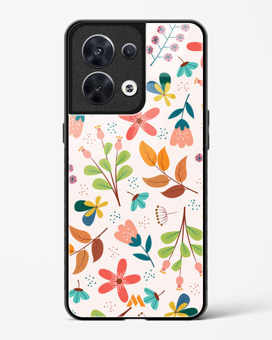 Canvas Art in Bloom Glass Case Phone Cover (Oppo)