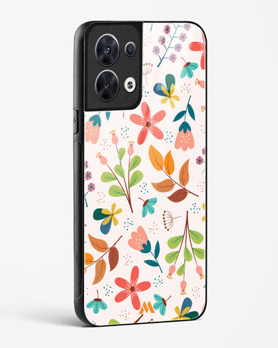 Canvas Art in Bloom Glass Case Phone Cover (Oppo)